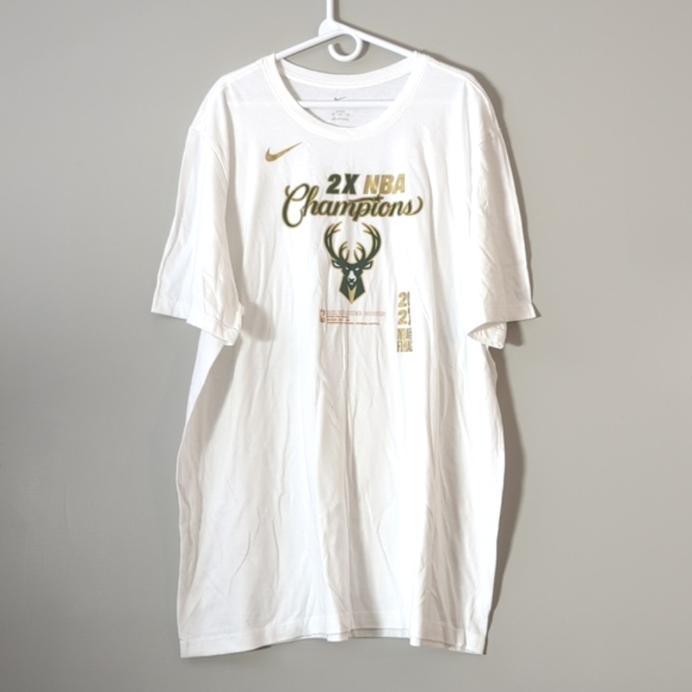 Nike NBA Champion Bucks t-shirt size 3XL